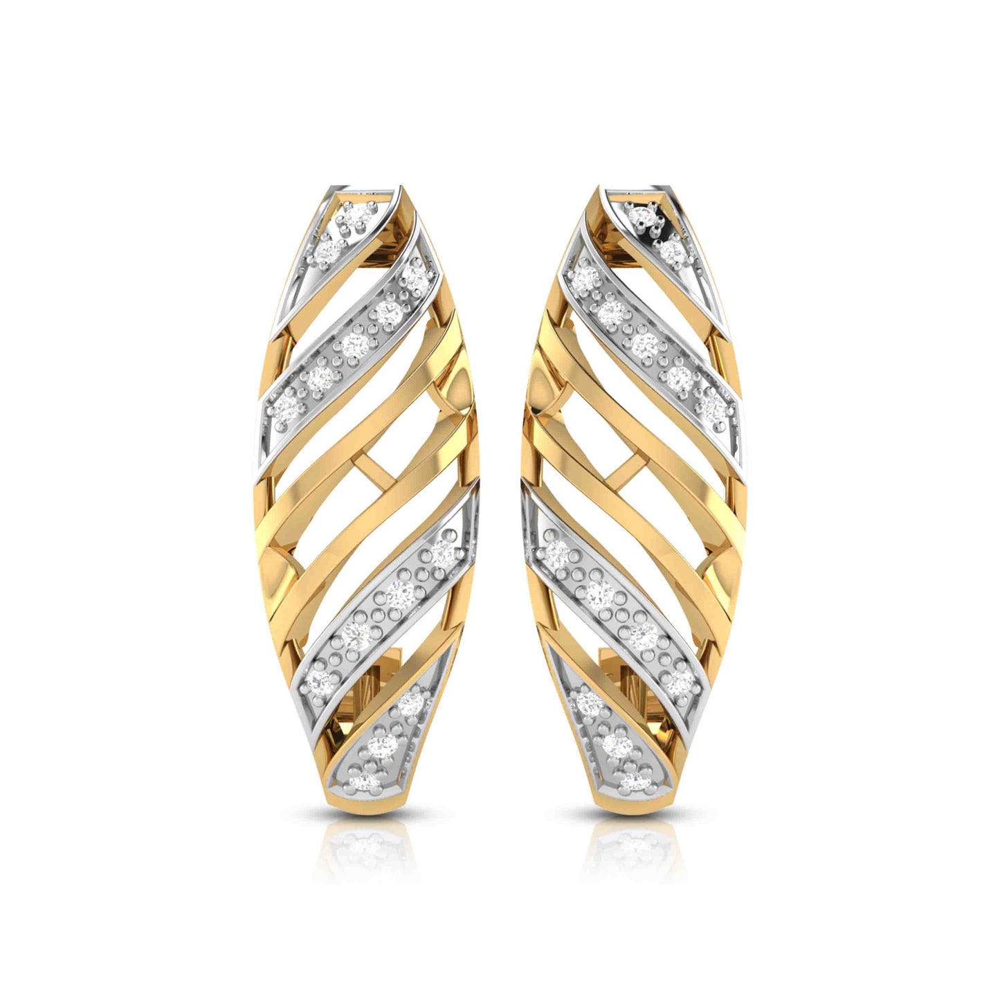 Spiral Cage Hoop Earrings