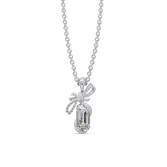 Couture Bow Ribbon Chain Pendant