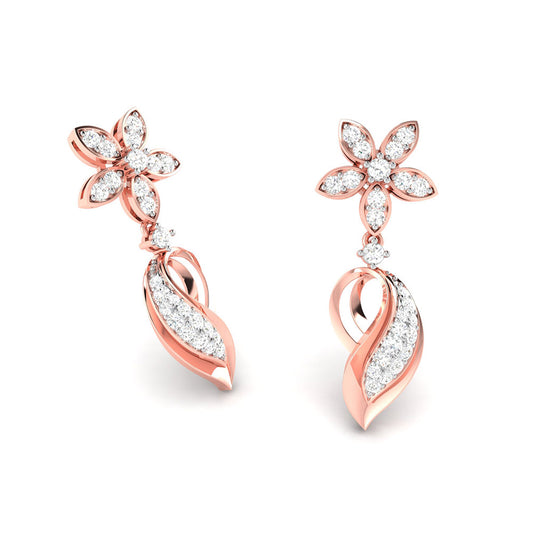Blossom Flame Drop Earrings
