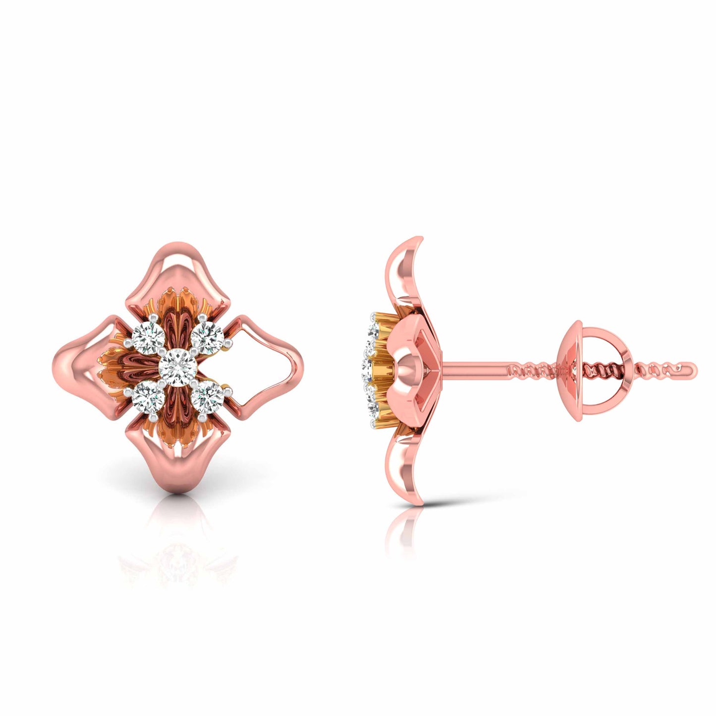 Quatrefoil Blossom Studs