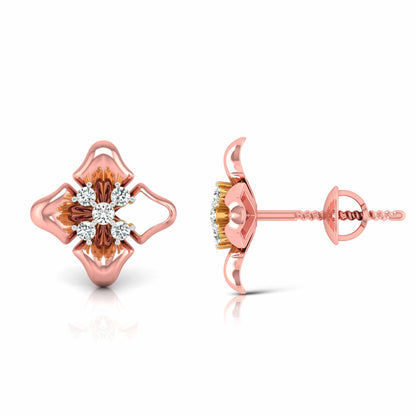 Quatrefoil Blossom Studs
