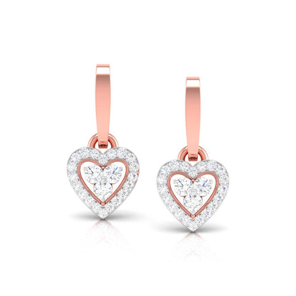 Heart Halo Trio Earrings