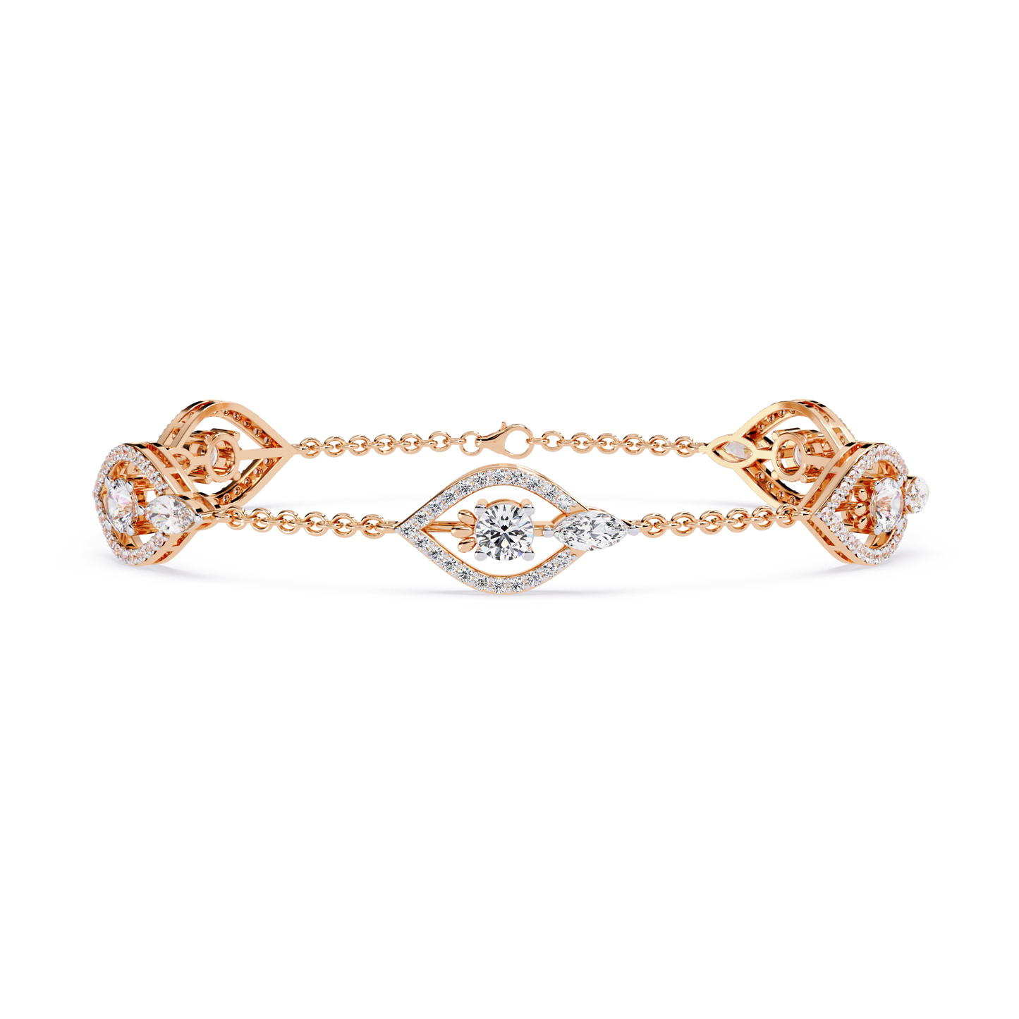 Marquise Station Chain Bracelet