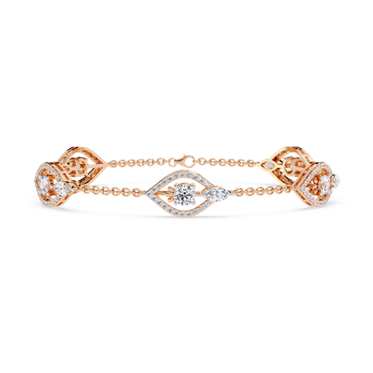 Marquise Station Chain Bracelet