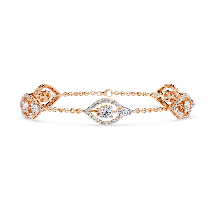 Marquise Station Chain Bracelet