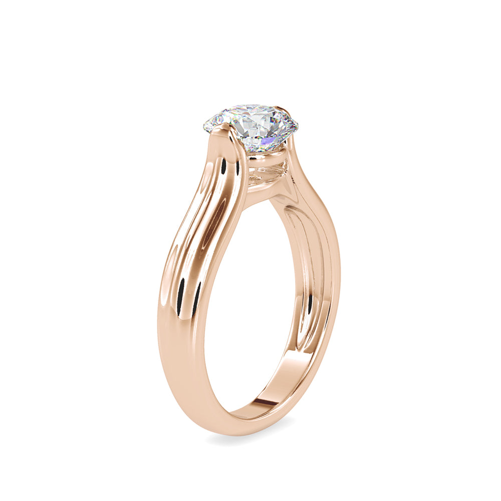 Cathedral Solitaire Ring