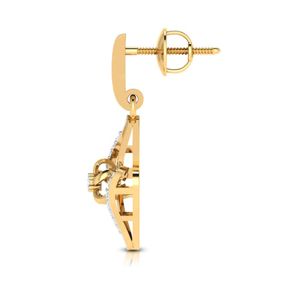 Twist Blossom Drop Earrings