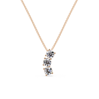 Blossoming Crown Stone Chain Pendant