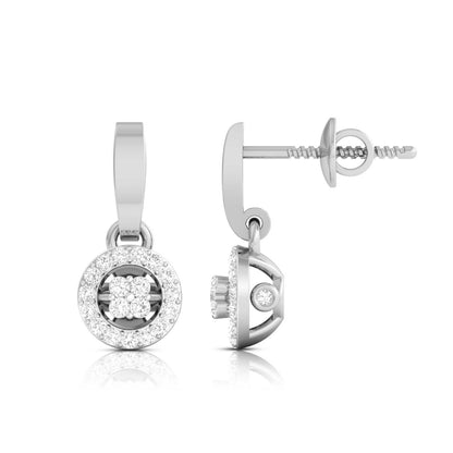 Halo Blossom Drop Earrings