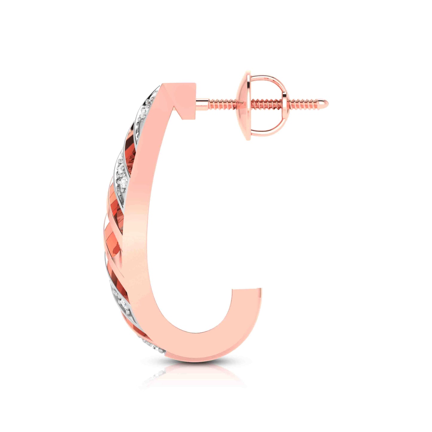 Spiral Cage Hoop Earrings