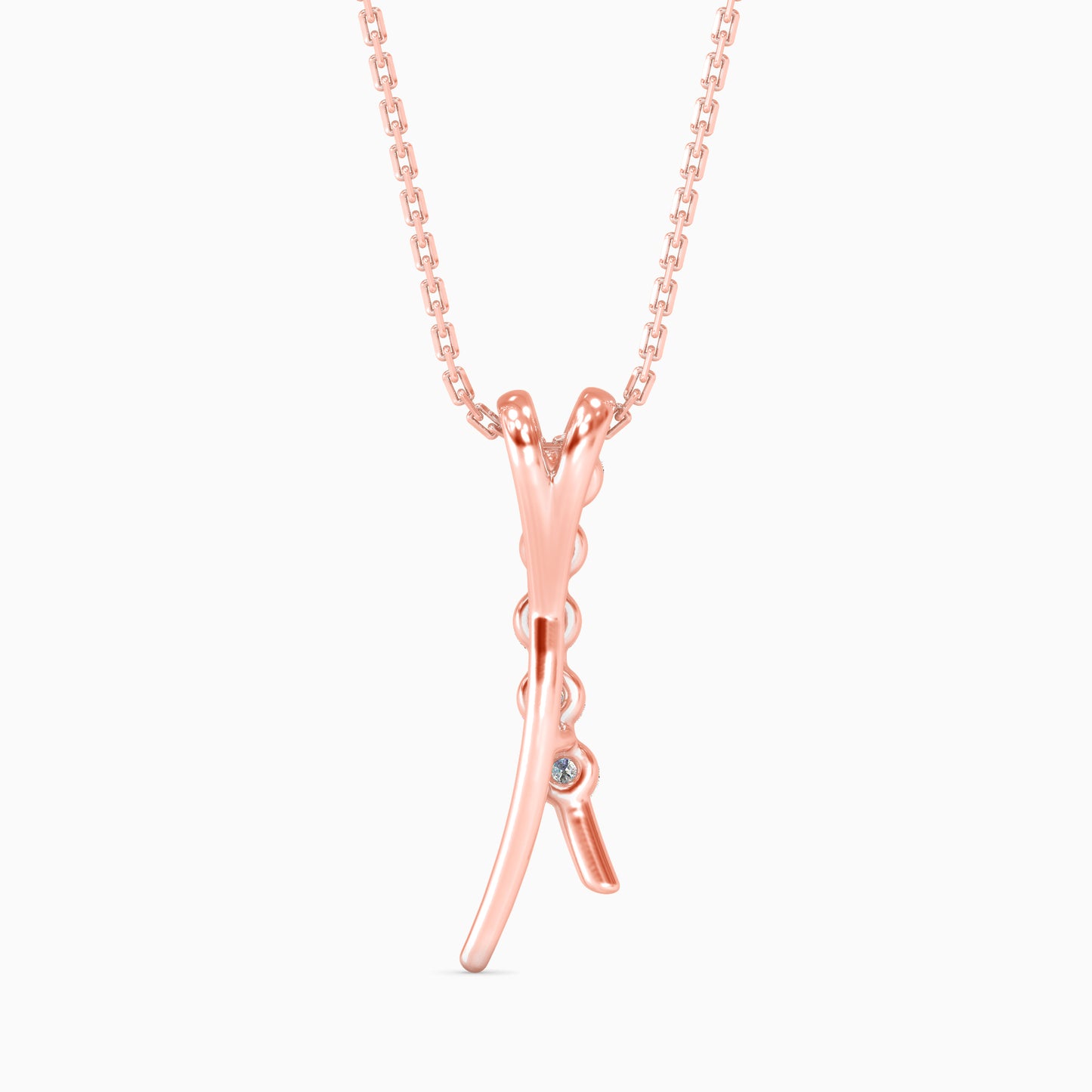 Diamond Journey Drop Pendant