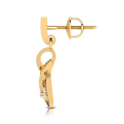 Infinity Swirl Blossom Earrings
