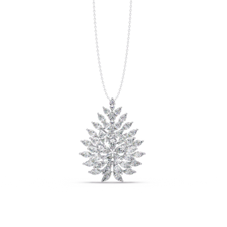 Flourishing Laurel Spray Chain Pendant