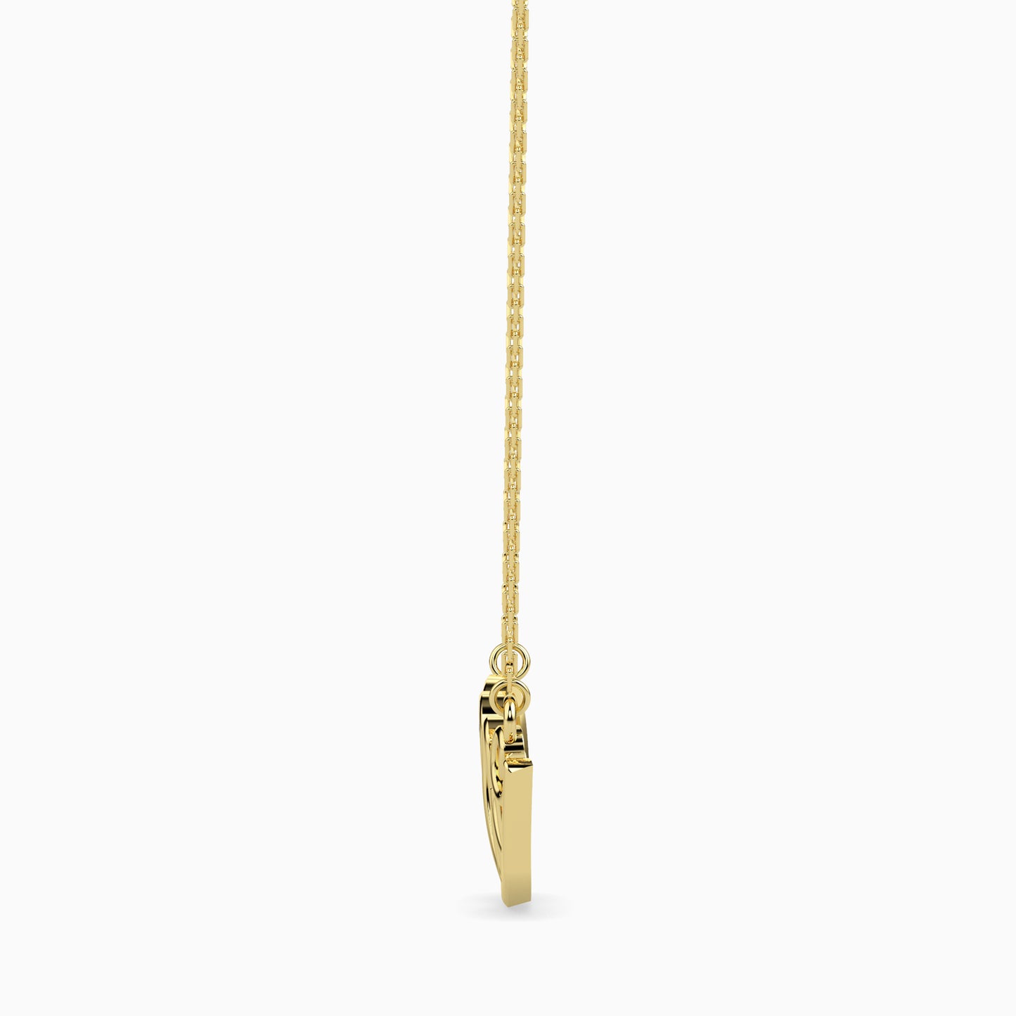 Heart & Love Script Necklace