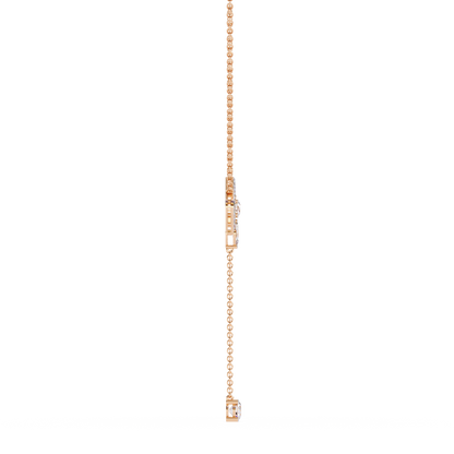 Marquise Lariat Drop Necklace