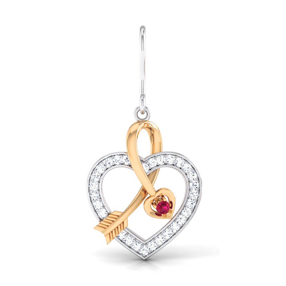 Cupid Heart Arrow Earrings