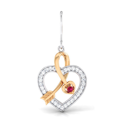 Cupid Heart Arrow Earrings