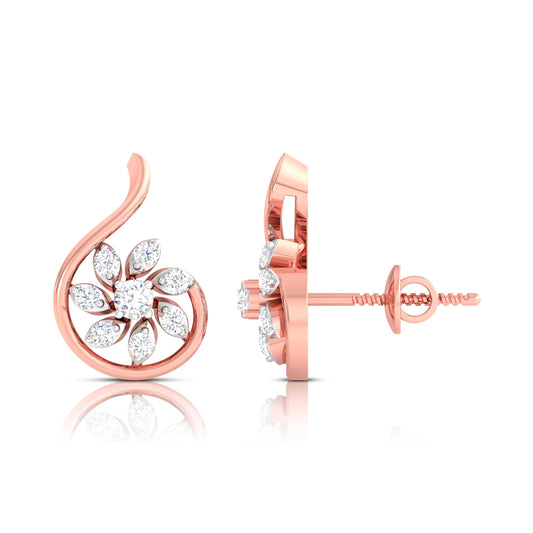 Paisley Blossom Swirl Earrings