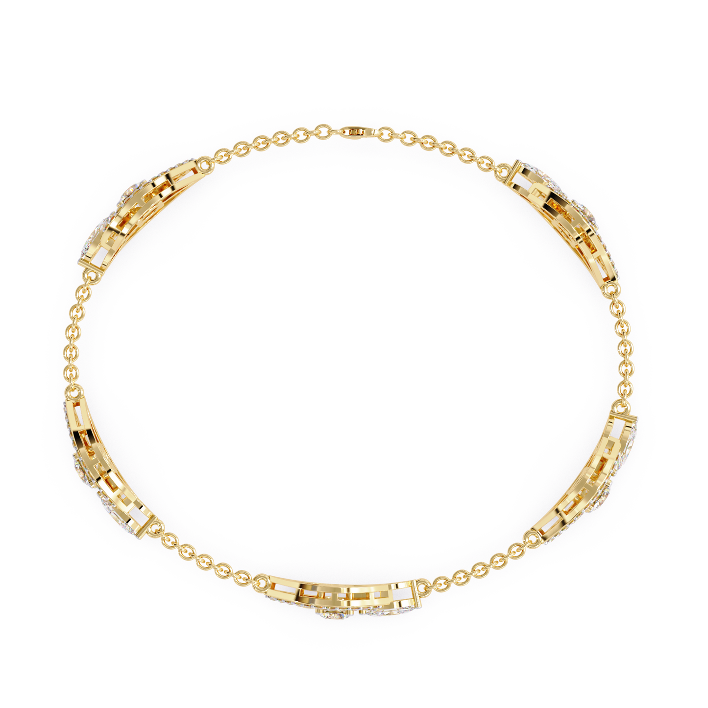 Marquise Station Chain Bracelet
