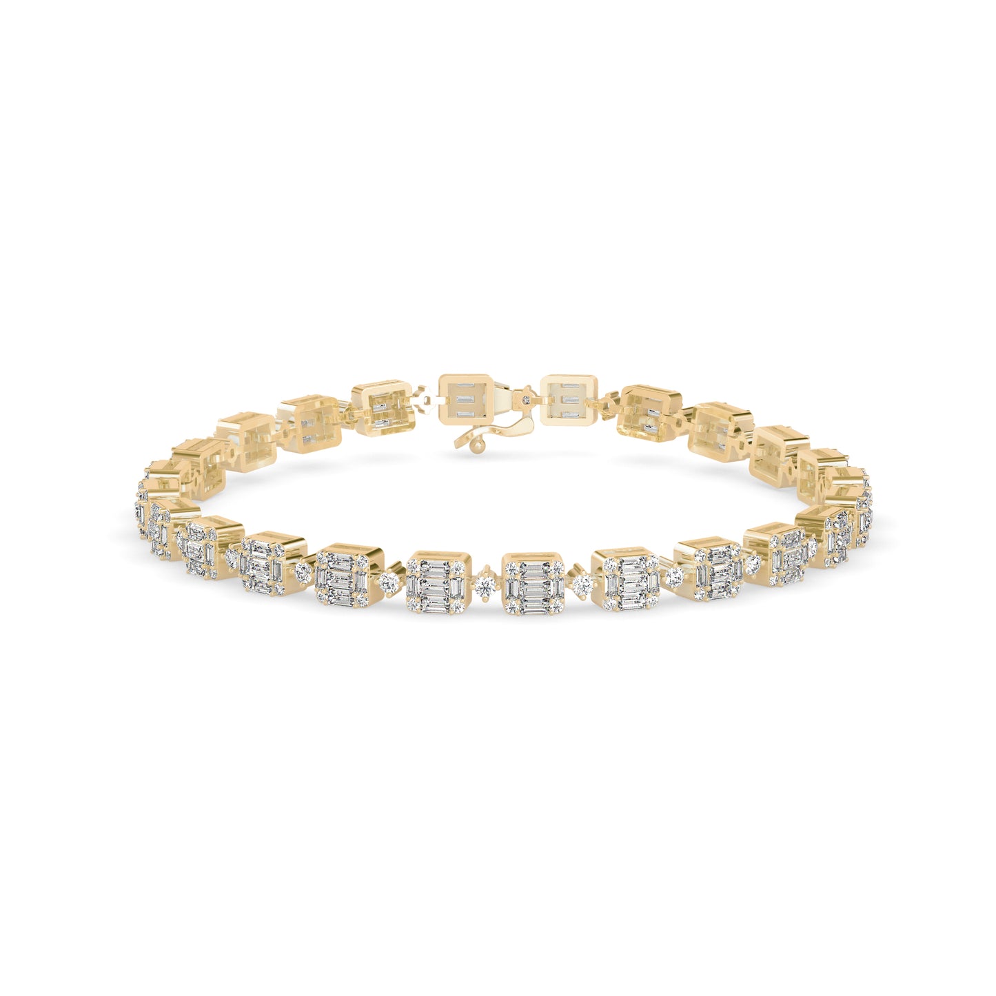 Pavé Link Diamond Bracelet