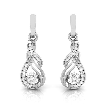 Infinity Swirl Blossom Earrings