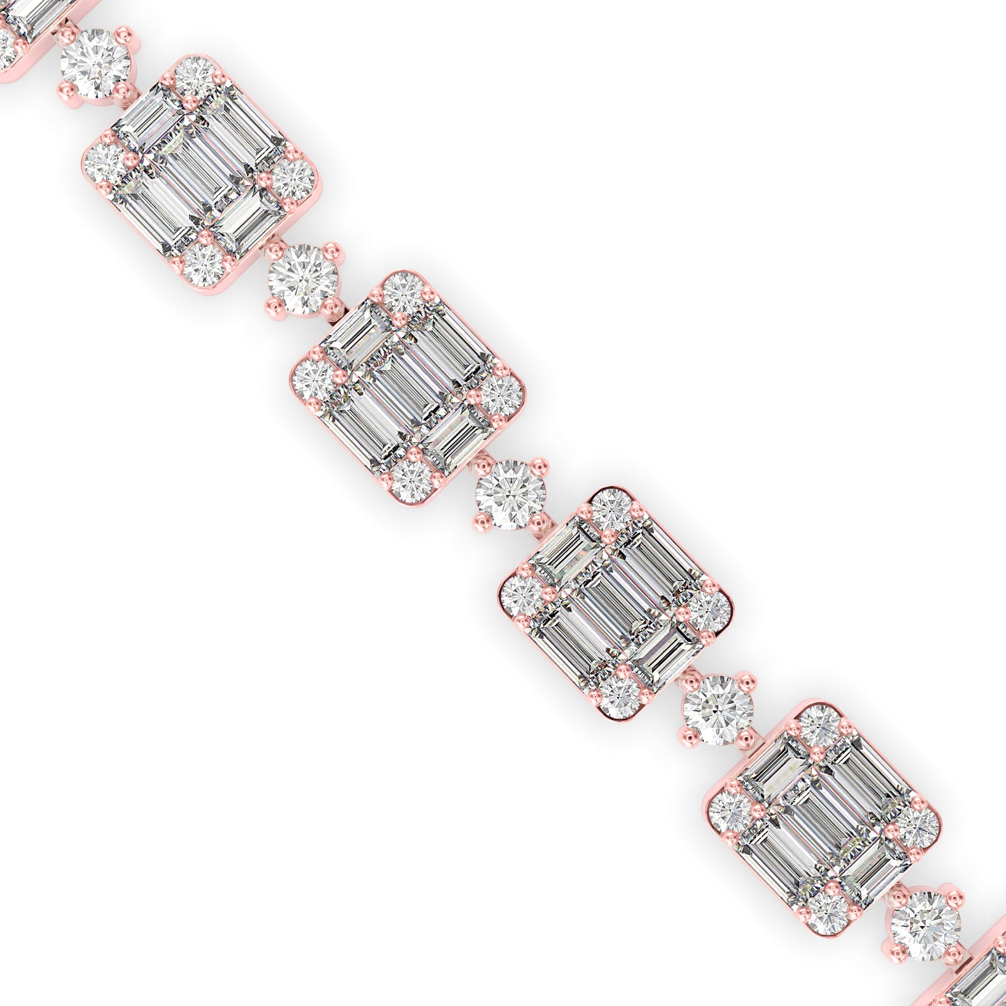 Pavé Link Diamond Bracelet