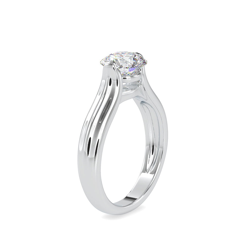 Cathedral Solitaire Ring