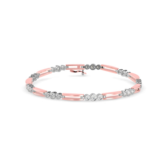 Station Bar Diamond Bracelet
