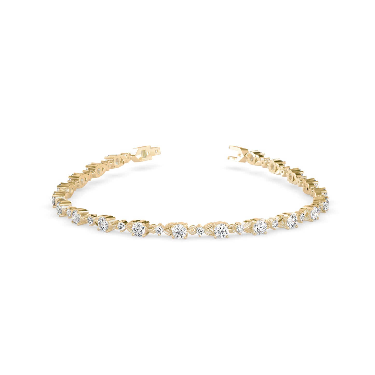 Classic Rose Tennis Bracelet