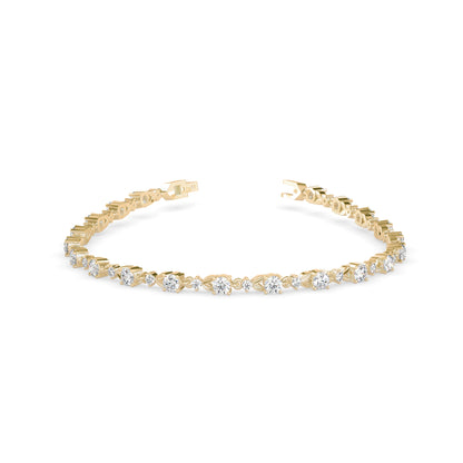 Classic Rose Tennis Bracelet
