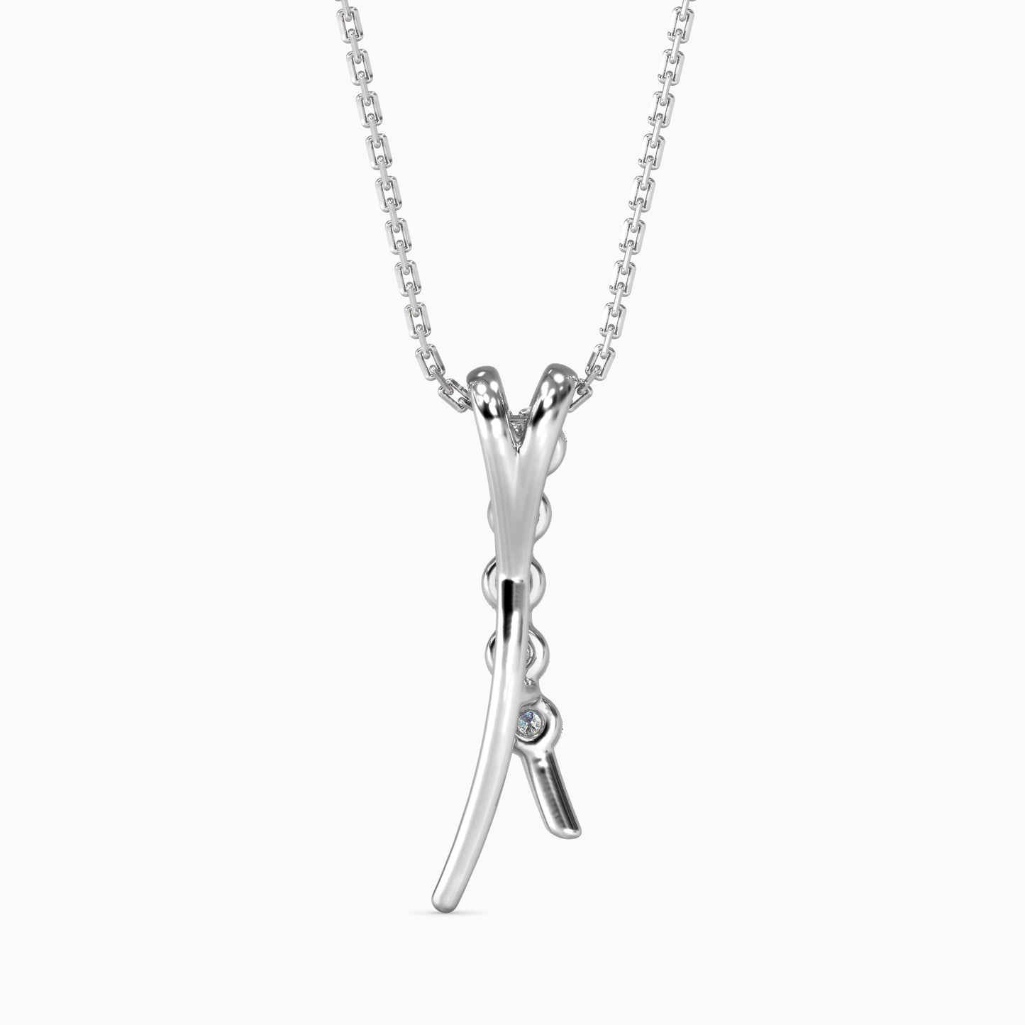 Diamond Journey Drop Pendant