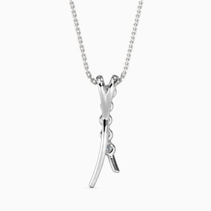 Diamond Journey Drop Pendant