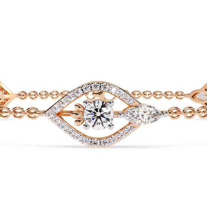 Marquise Station Chain Bracelet