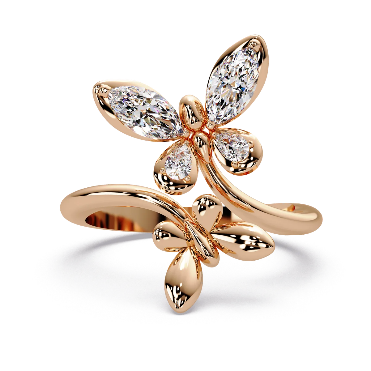 Marquise Papillon Diamond Ring - Origine Diamonds lab-grown diamond jewellery