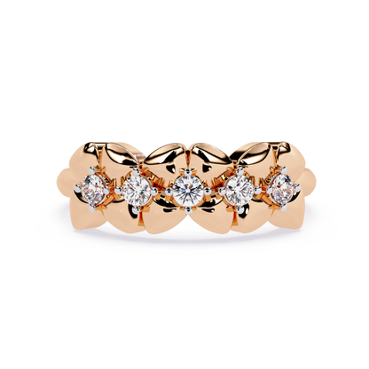 Cascading Blossom Vine Ring - Origine Diamonds lab-grown diamond jewellery
