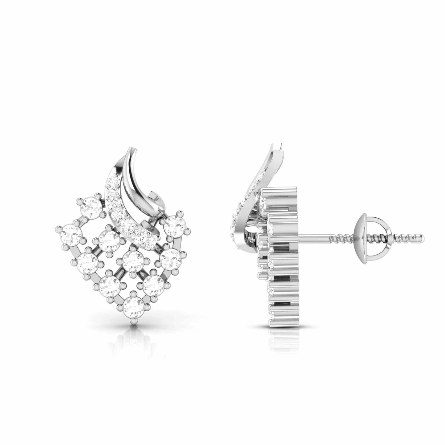 Kite Cluster Stud Earrings