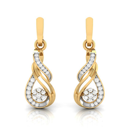Infinity Swirl Blossom Earrings