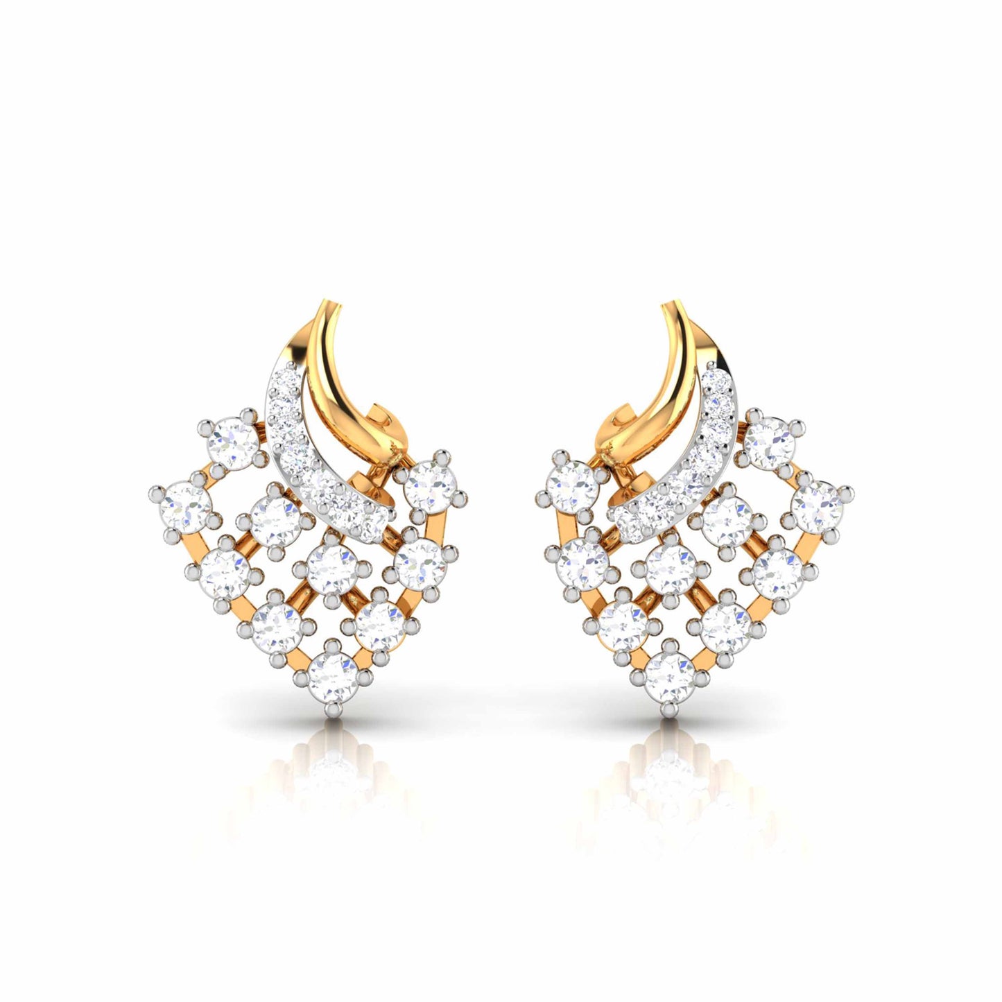 Kite Cluster Stud Earrings