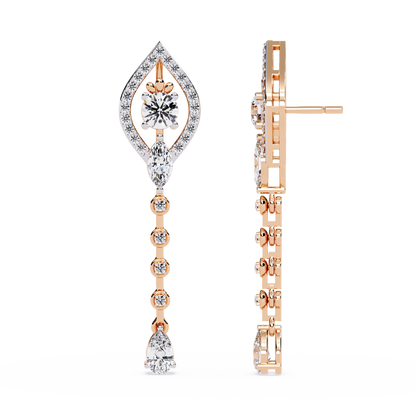 Marquise Cascade Drop Earrings