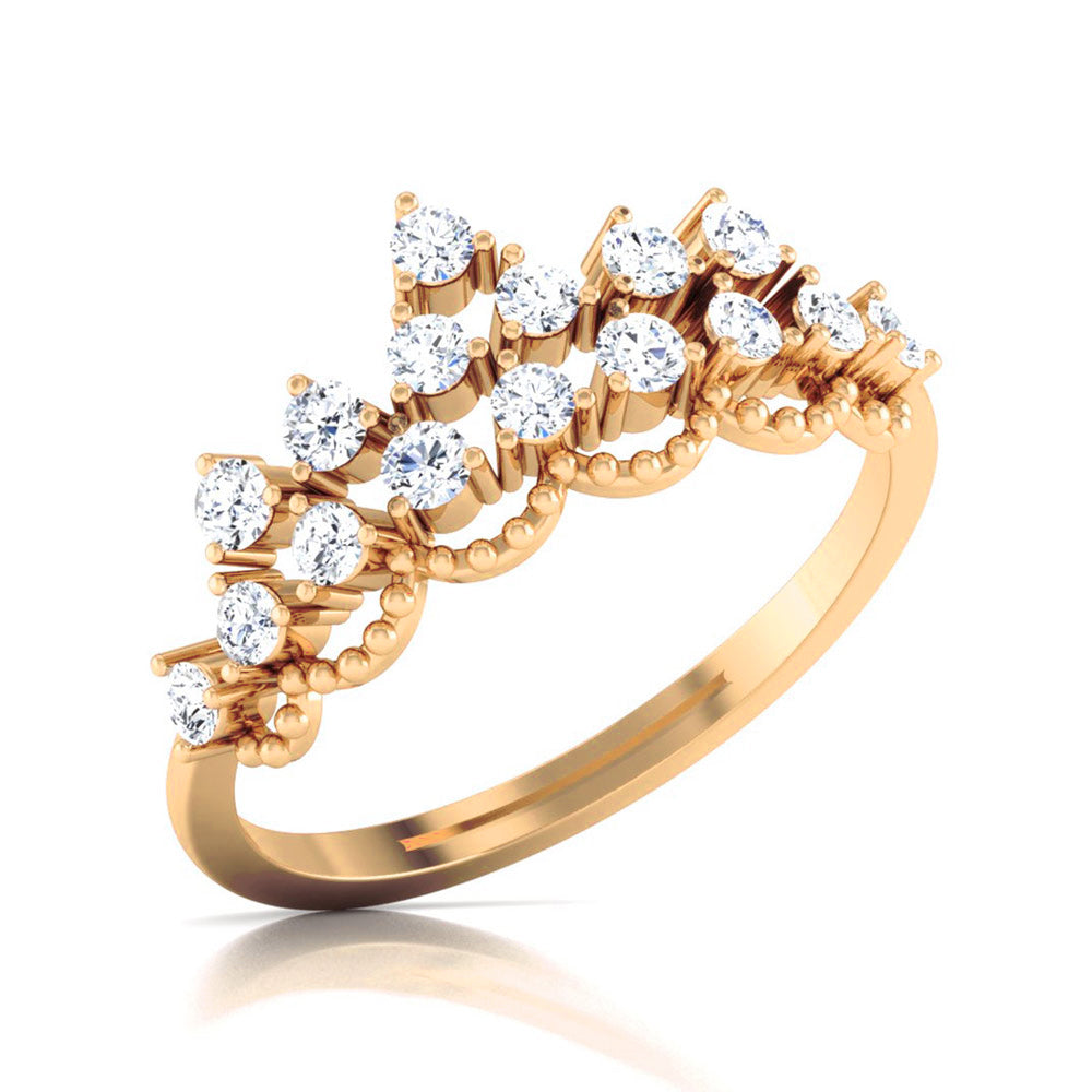 Tiara Cluster Diamond Ring