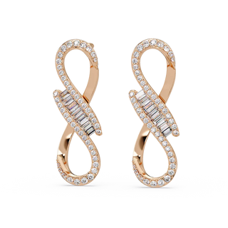 Eternal Infinity Diamond Earrings