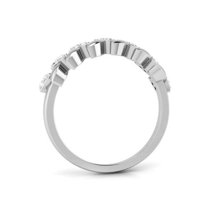 Leaf Vine Diamond Ring