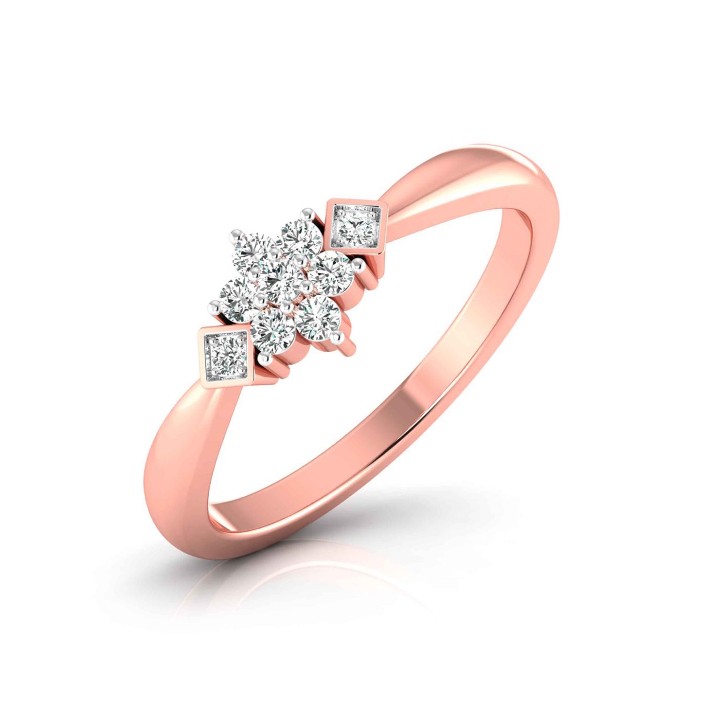 Marquise Blossom Cluster Ring