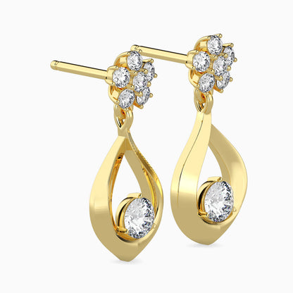 Blossom Teardrop Drop Earrings