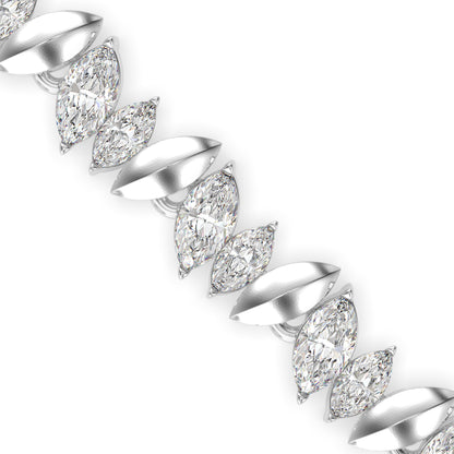 Kite Cluster Tennis Bracelet