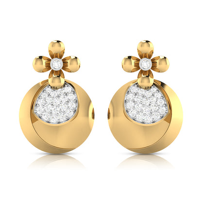 Blossom Teardrop Stud Earrings