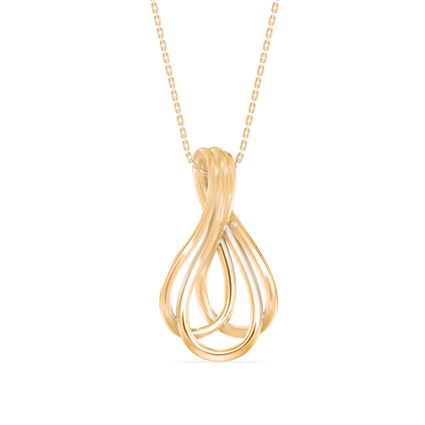 Ribbon Teardrop Pendant