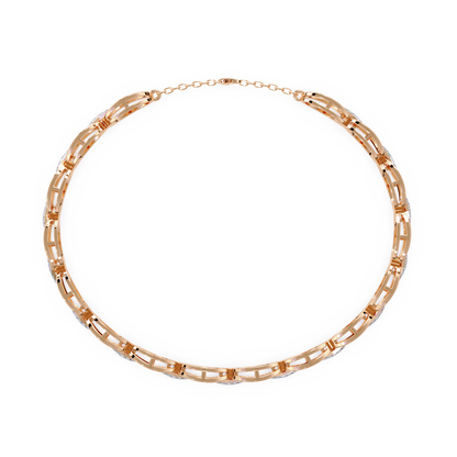 Oval Link Diamond Bracelet