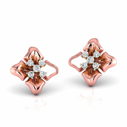 Quatrefoil Blossom Studs