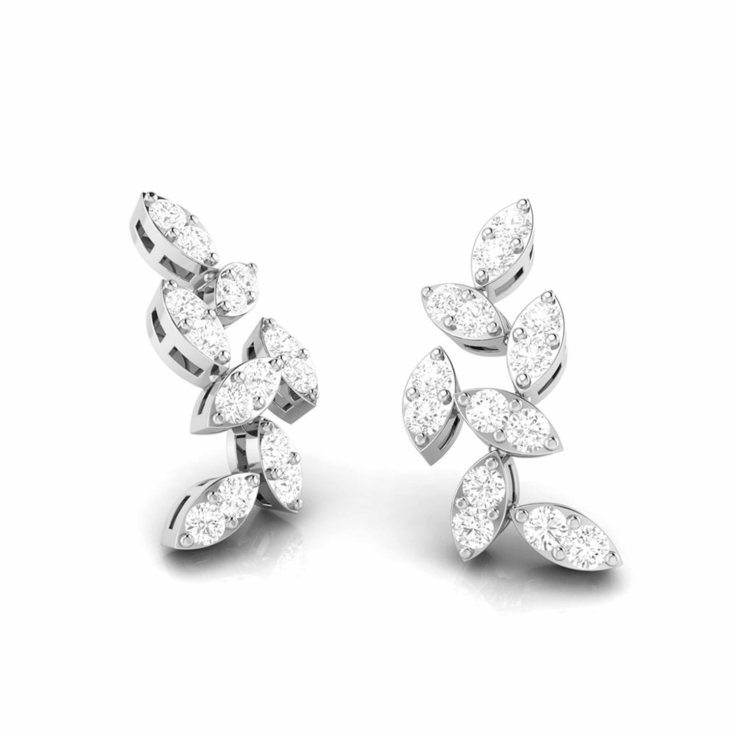 Leaf Vine Climber Earrings